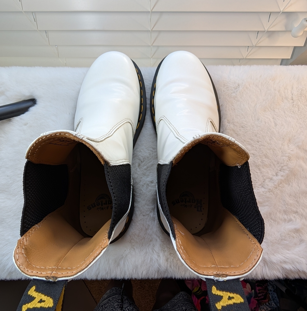 Dr. Martens 2976 Bex Chelsea Boots White | Men’s 8 / Women’s 9 | Platform Sole - Picture 8 of 16